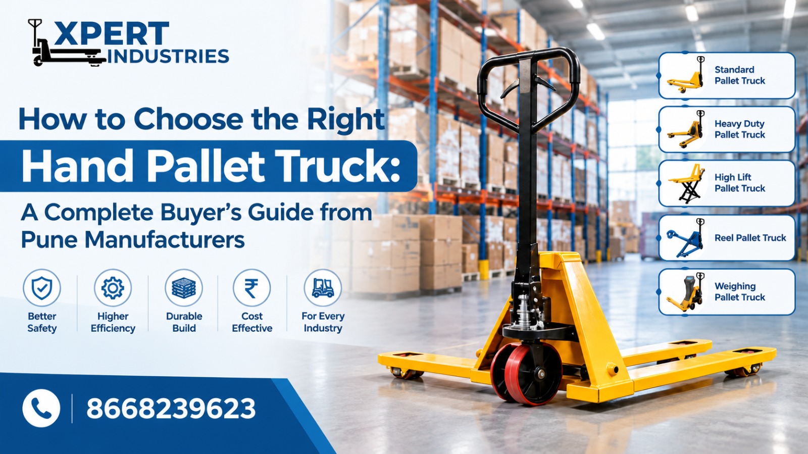 Hand Pallet Truck in Pune – Xpert Industries